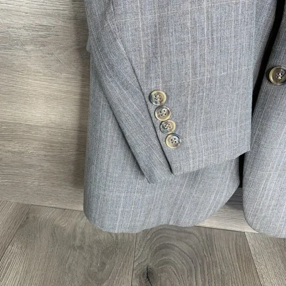 Botany 500 Joslins Mens 2 piece Suit Rose Grey w/Pinstripes See Desc for Measure - Picture 3 of 16